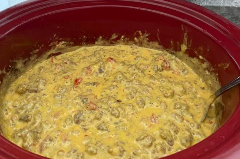 Meat and Cheese Dip for Tortillas