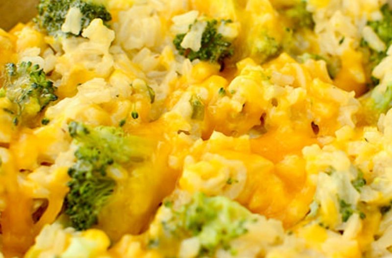 Broccoli, Rice, Cheese, & Chicken Casserole