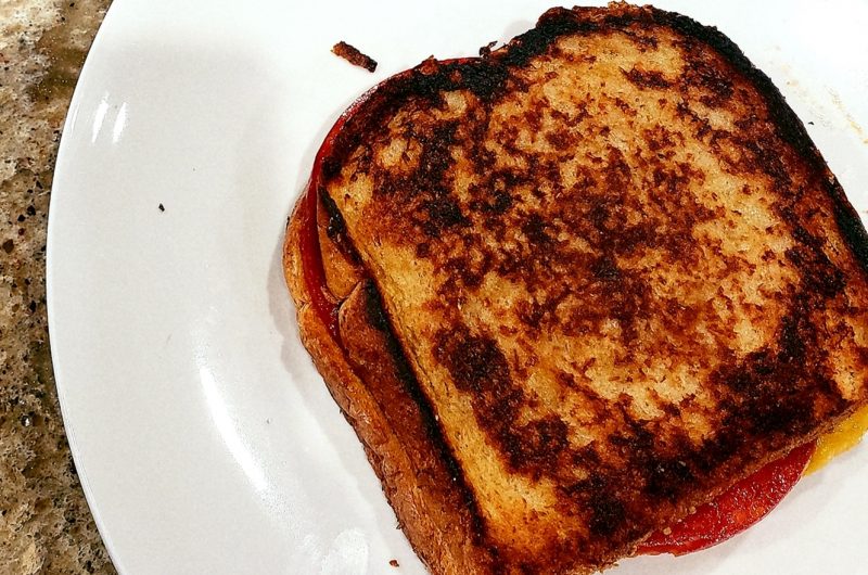 Grilled Cheese & Salami Sandwich